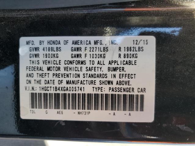 2016 HONDA ACCORD LX- #3286744327
