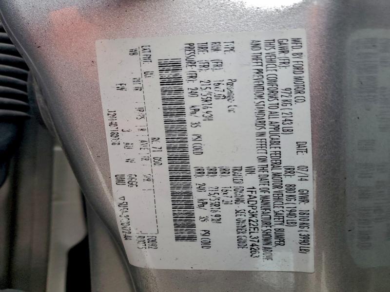 2014 FORD FOCUS SE #3301776333