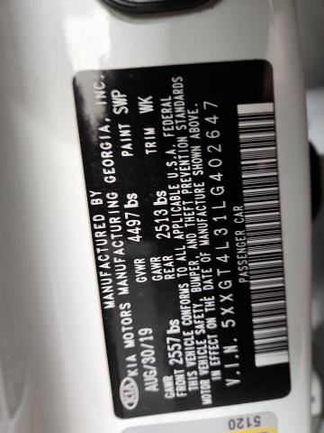 2020 KIA OPTIMA LX #3297919810