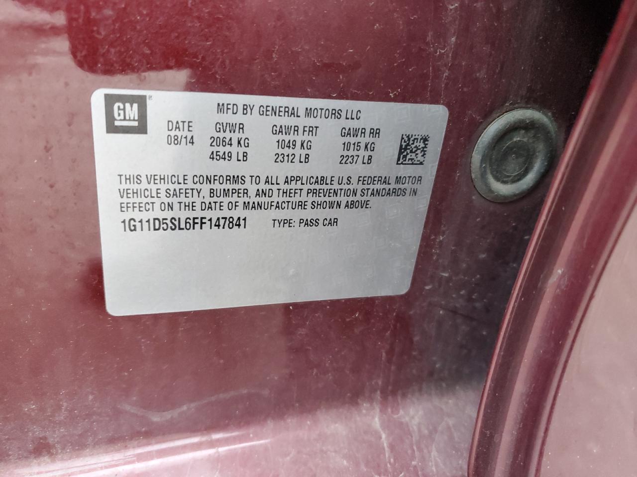 CHEVROLET MALIBU 2LT