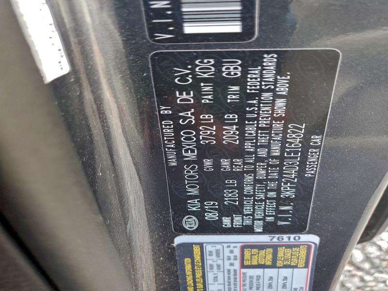 2020 KIA FORTE FE #3301752348