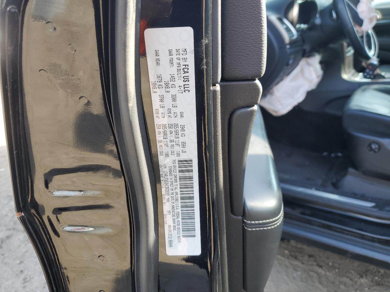 Lot #3316824438 2017 JEEP GRAND CHER