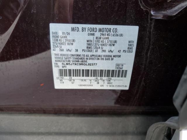 2024 LINCOLN AVIATOR RE #3309774847