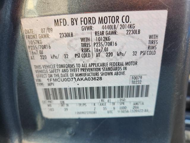 2010 FORD ESCAPE XLT #3312533614
