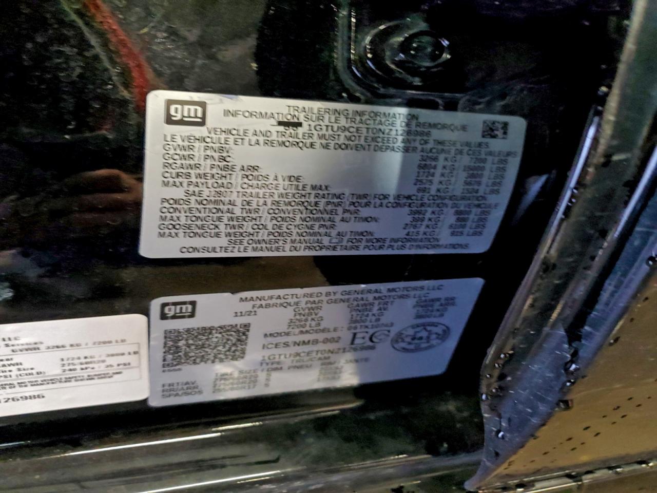 GMC SIERRA K1500 ELEVATION