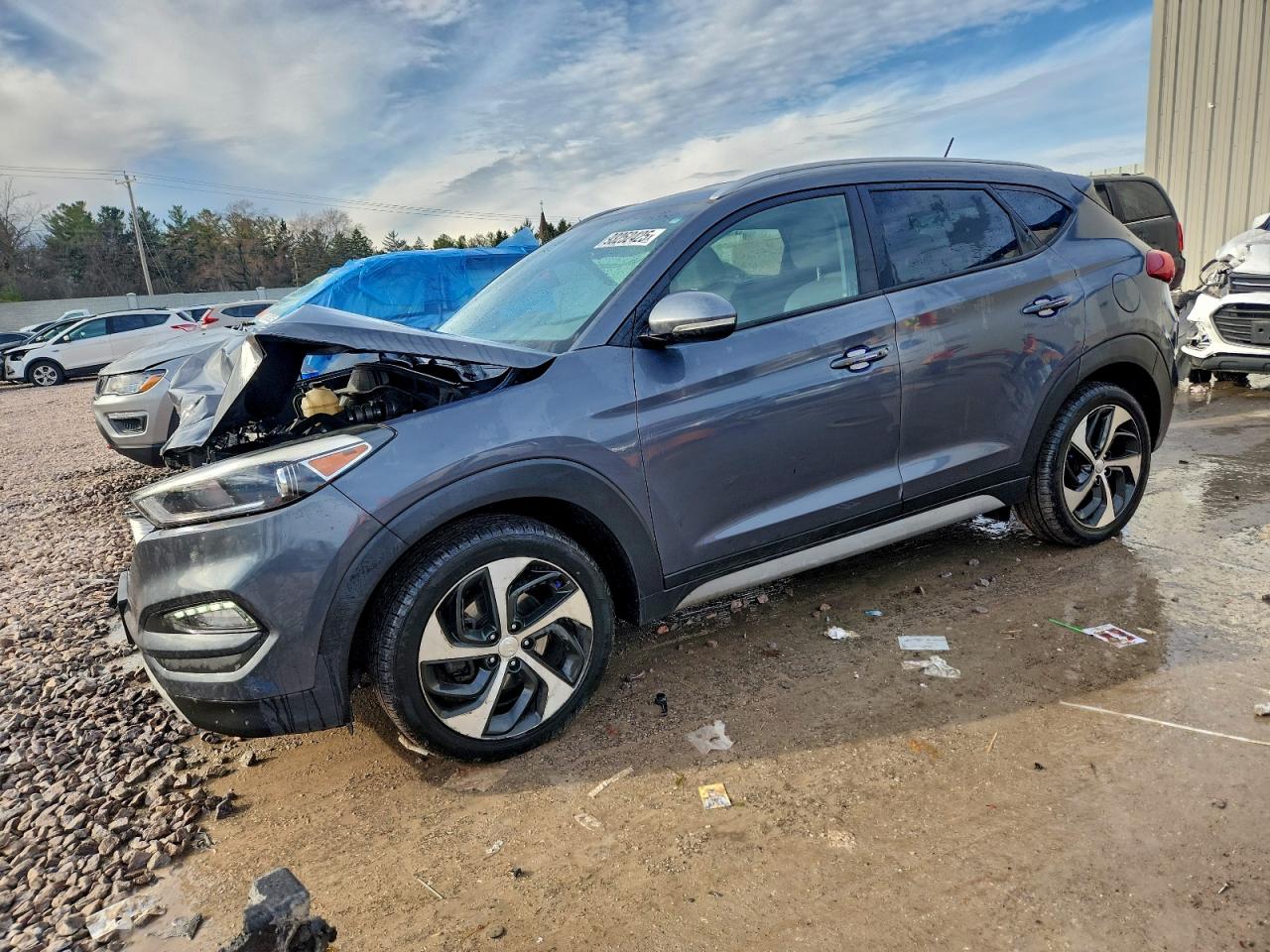 Lot #3302923133 2017 HYUNDAI TUCSON LIM
