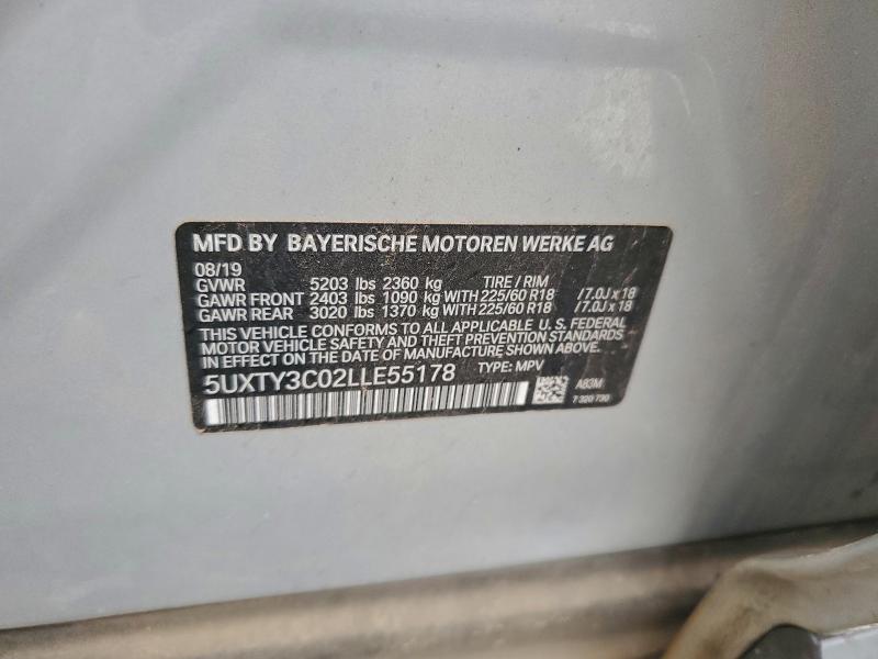 2020 BMW X3 SDRIVE3 #3301649646