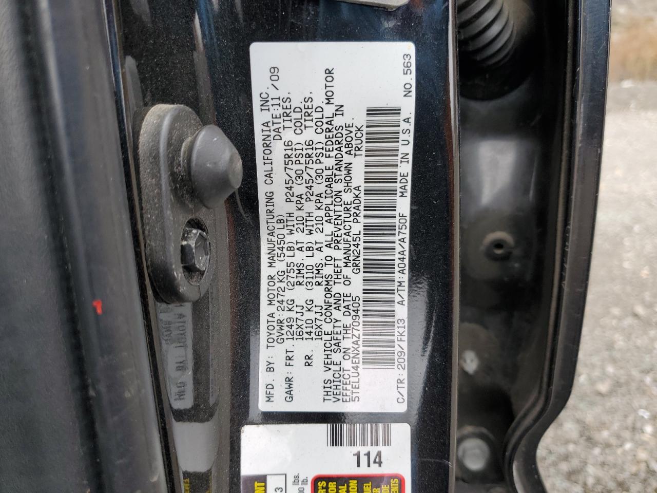 TOYOTA TACOMA DOUBLE CAB