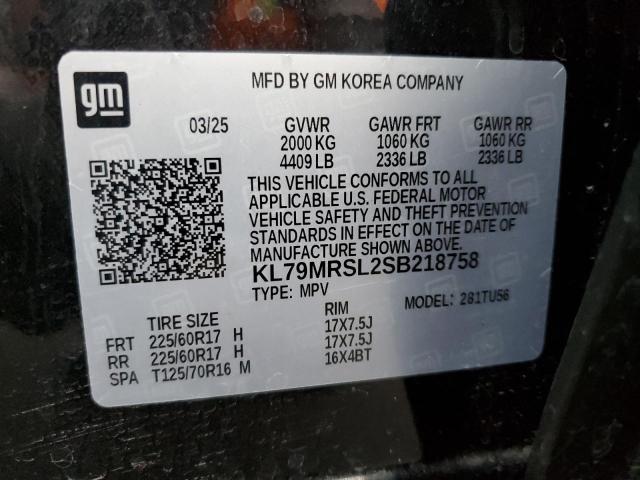 2025 CHEVROLET TRAILBLAZE #3320096463