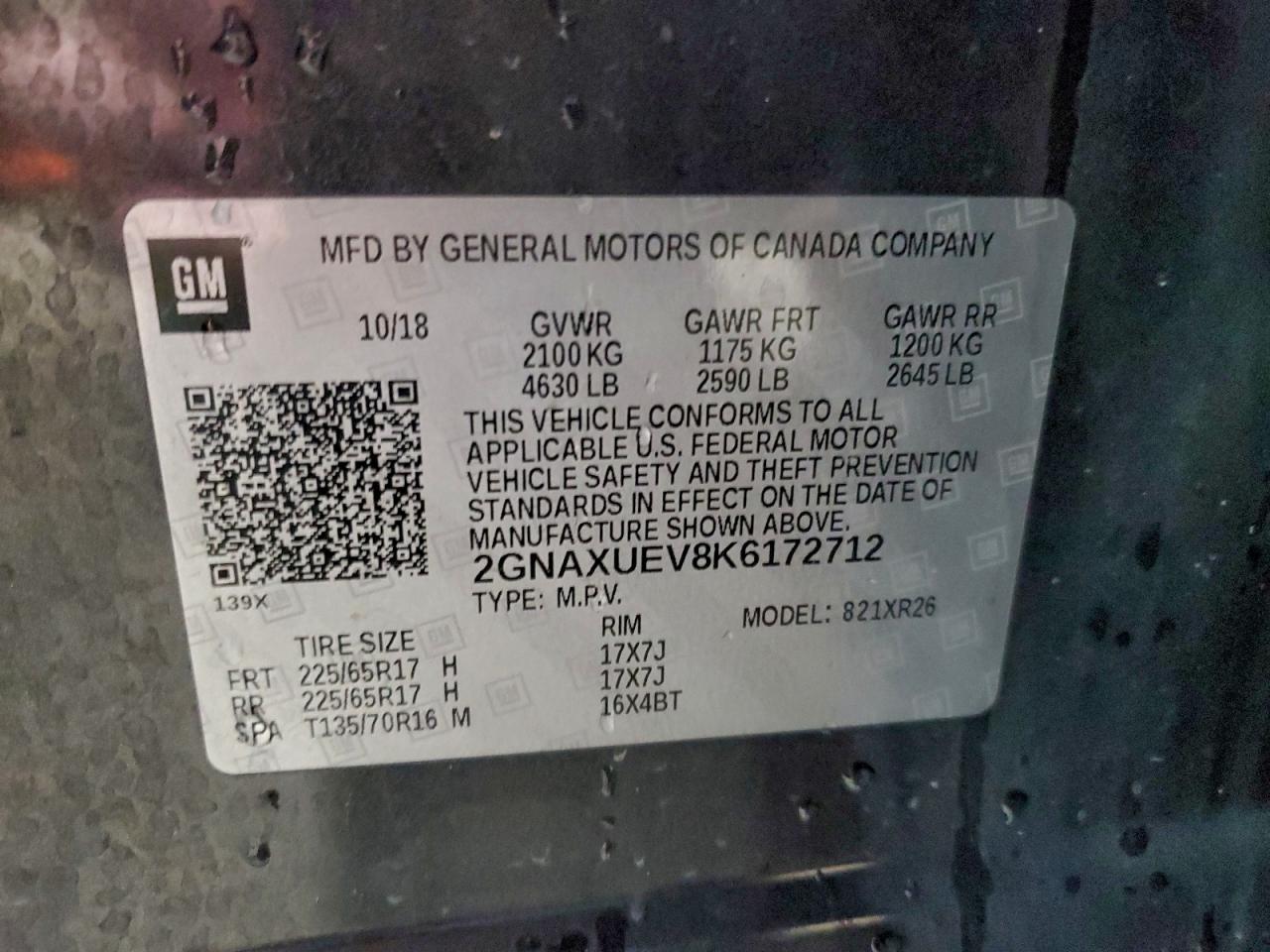 CHEVROLET EQUINOX LT