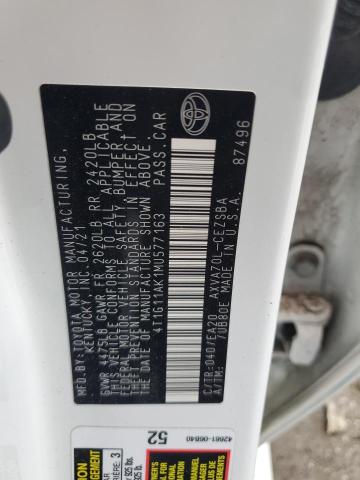 2021 TOYOTA CAMRY SE #3293523431