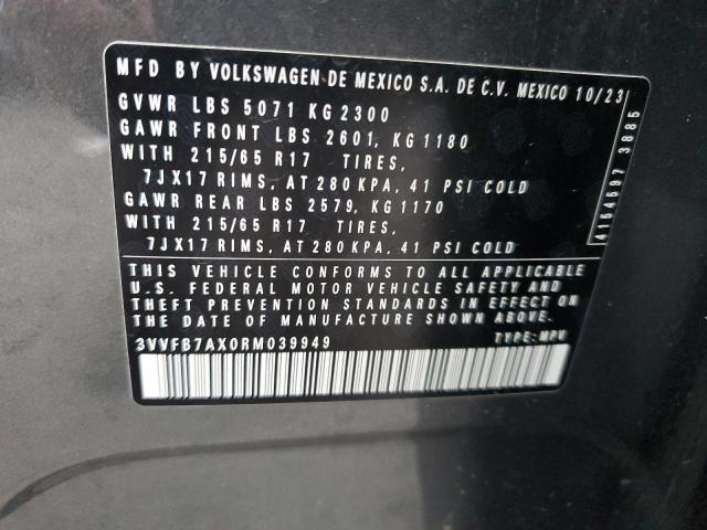 2024 VOLKSWAGEN TIGUAN S #3301609671