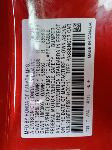 2026 HONDA CIVIC SI #3292479706