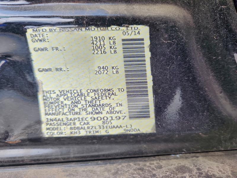 2014 NISSAN ALTIMA 2.5 #3303925707