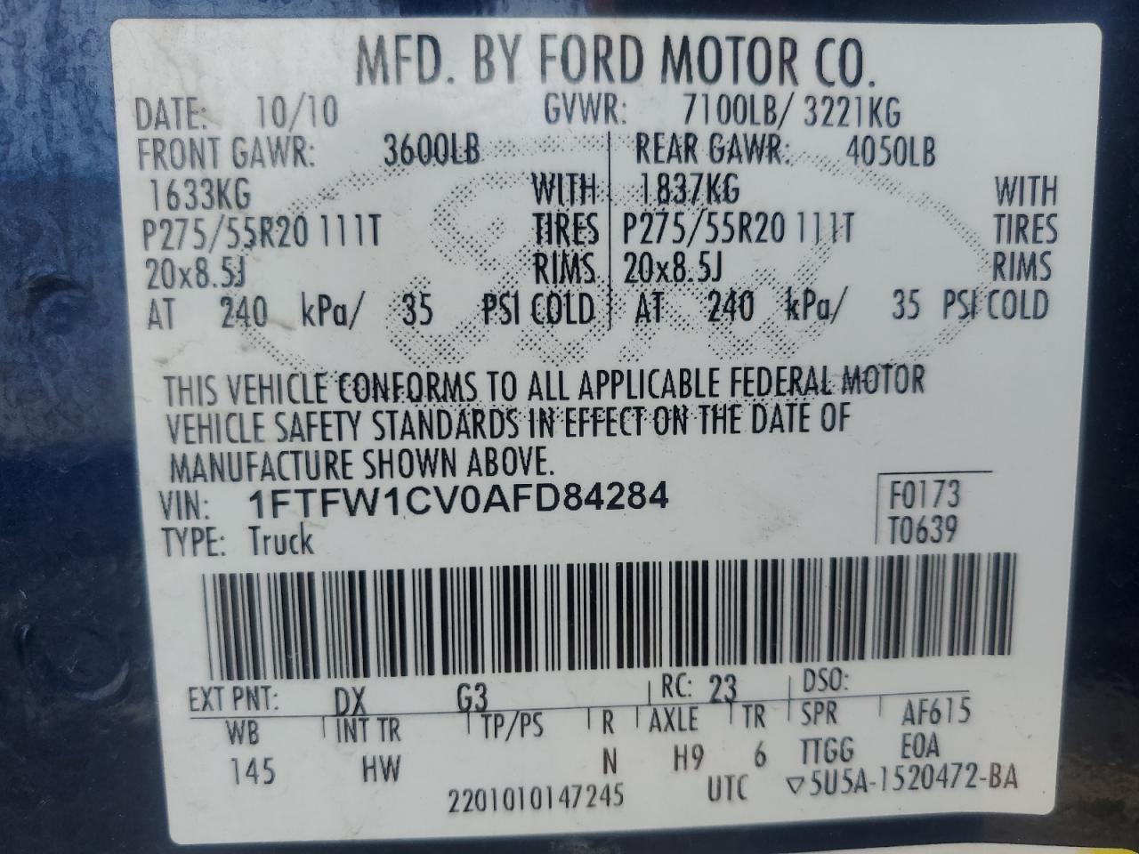 FORD F-150 SUPERCREW