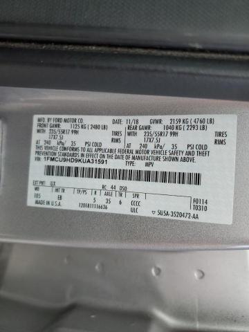 2019 FORD ESCAPE SEL #3303880722