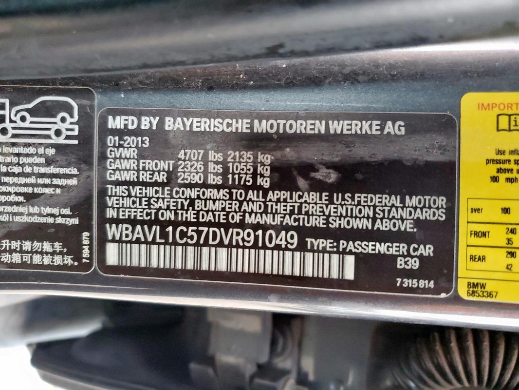 2013 BMW X1 XDRIVE2 #3278594928