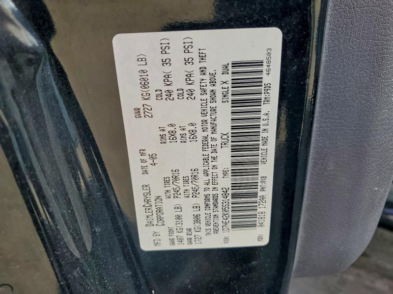 2005 DODGE DAKOTA SLT #3309406983