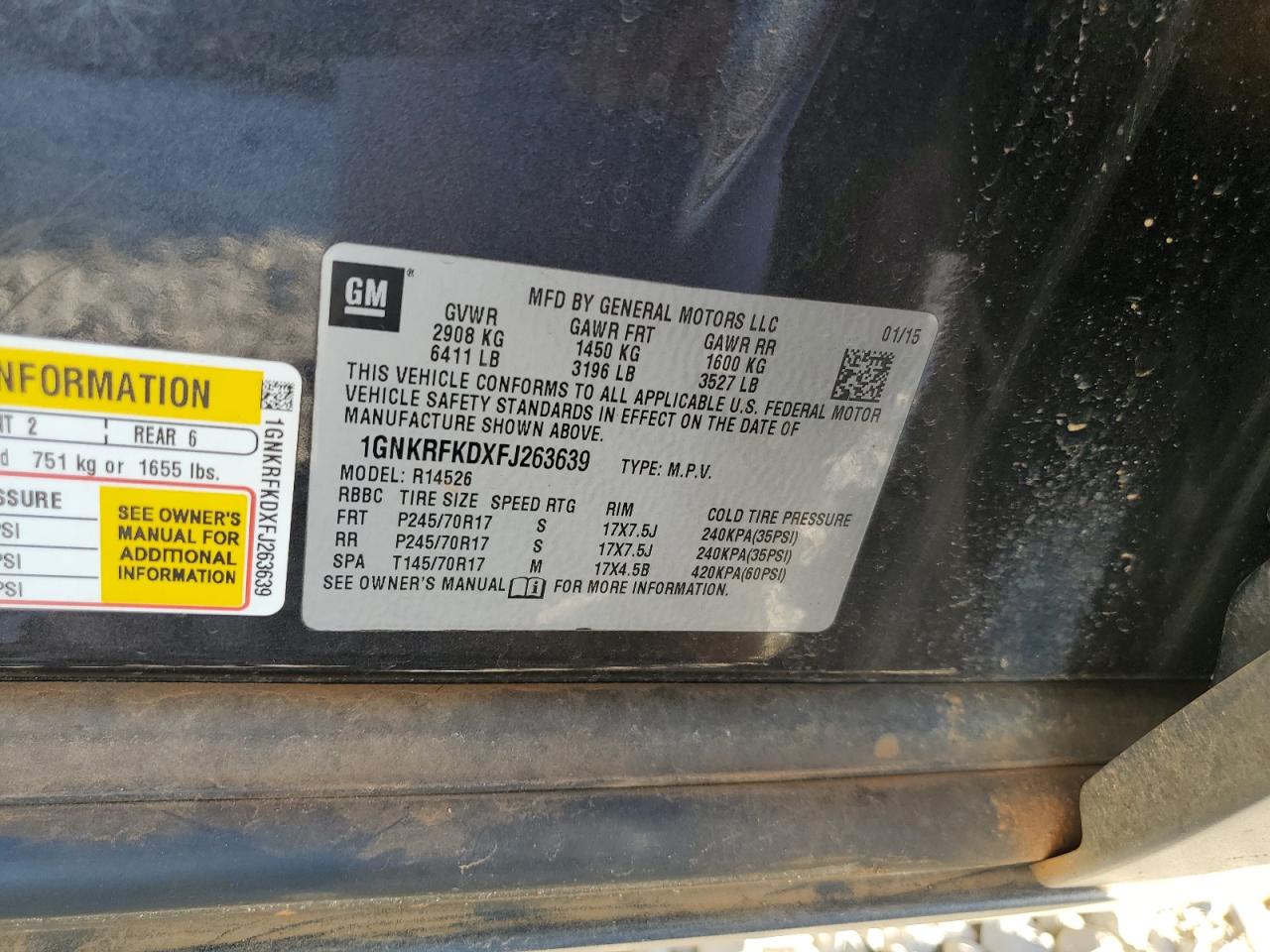 CHEVROLET TRAVERSE LS