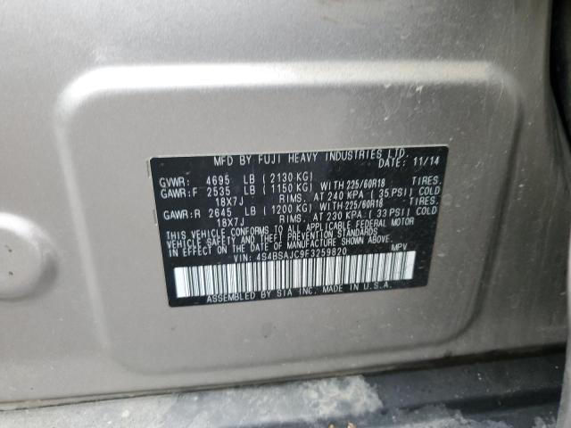 2015 SUBARU OUTBACK 2. - 4S4BSAJC9F3259820