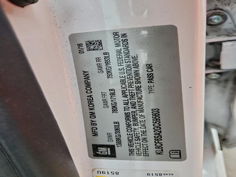 2016 CHEVROLET SPARK 2LT #3316974114