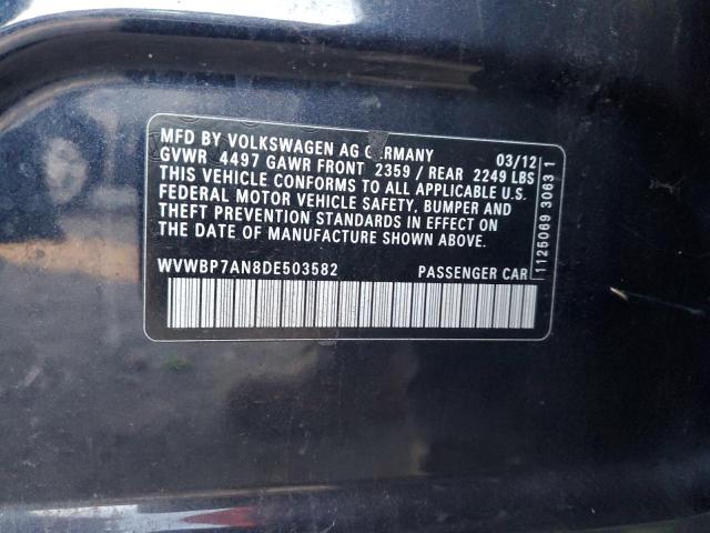 2013 VOLKSWAGEN CC SPORT #3309465565