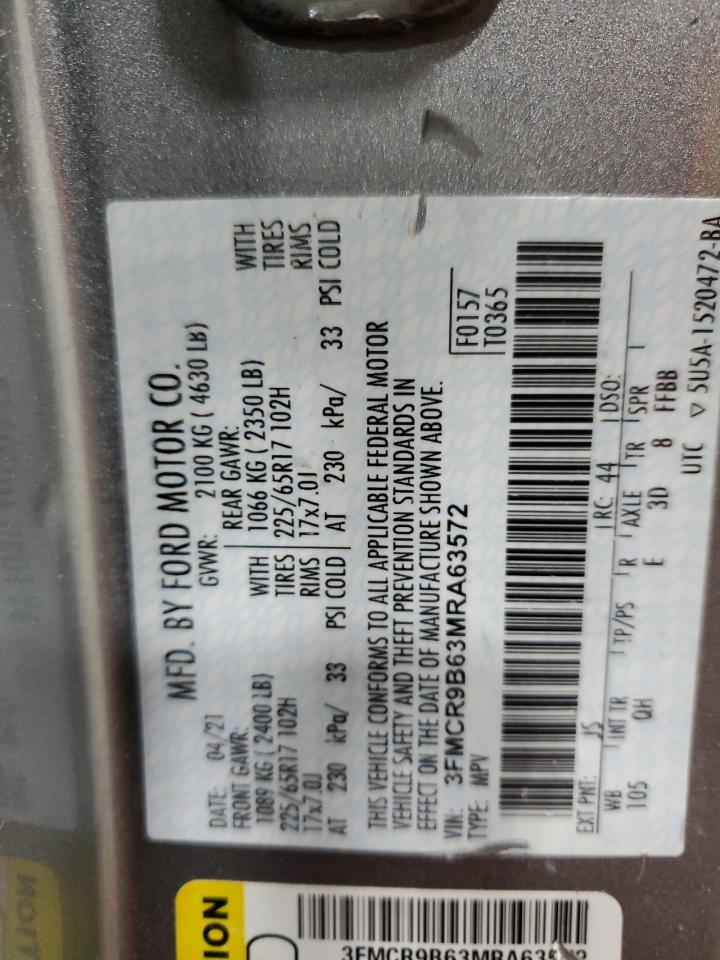 Lot #3302759381 2021 FORD BRONCO SPO