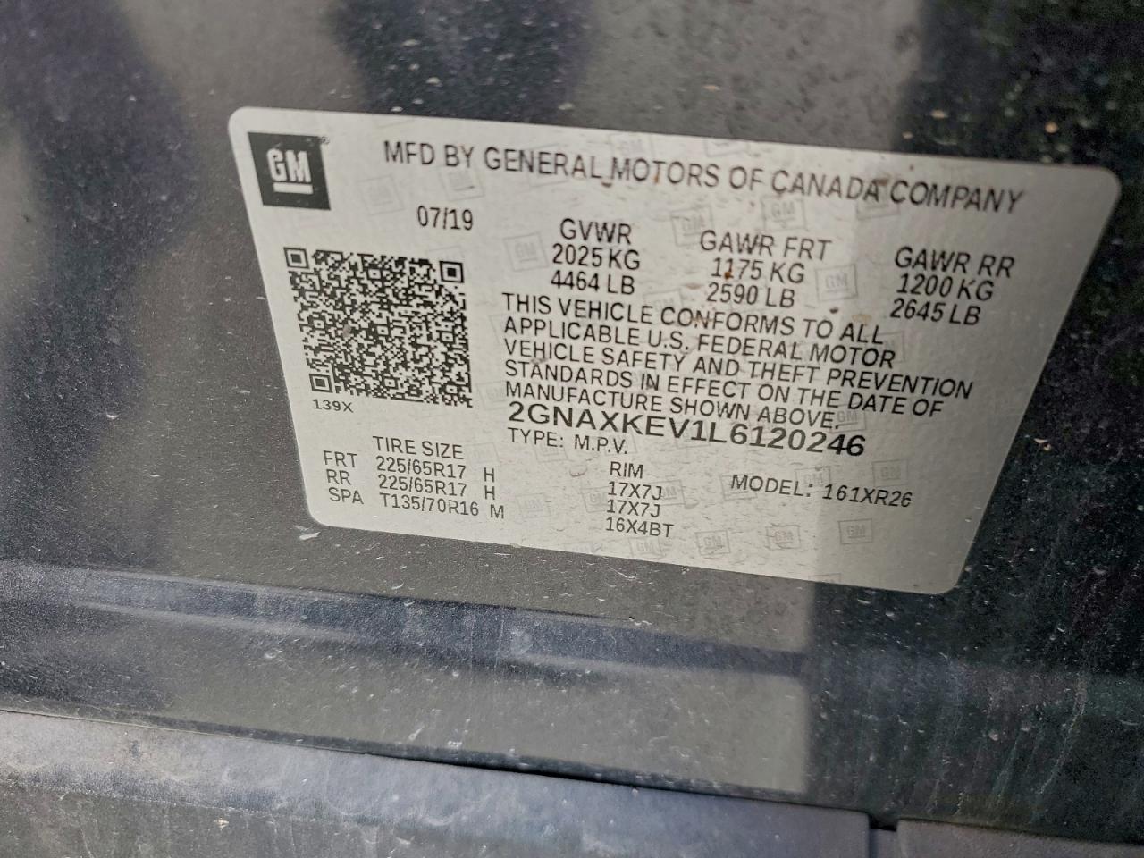 CHEVROLET EQUINOX LT