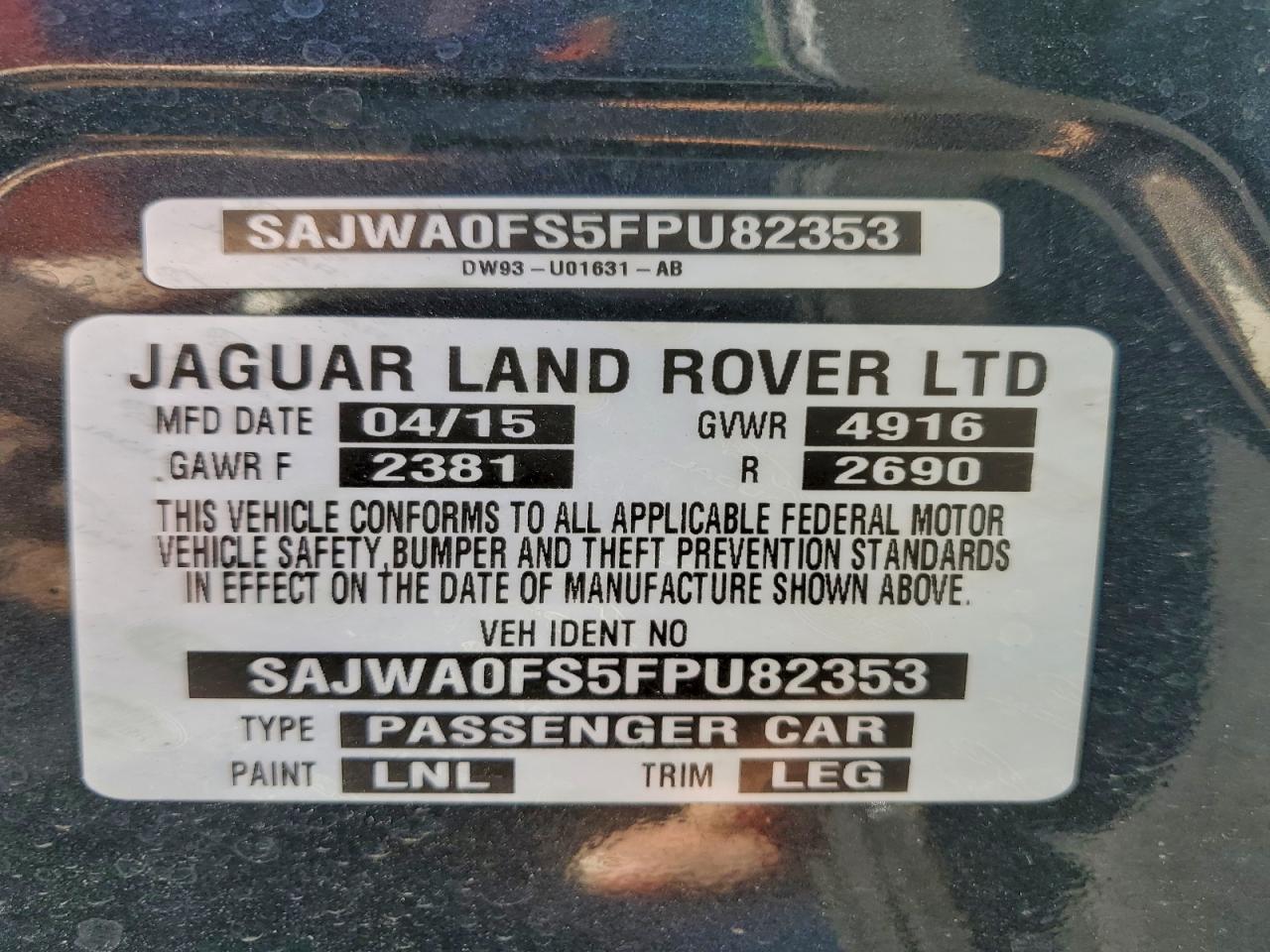 JAGUAR XF 2.0T PREMIUM