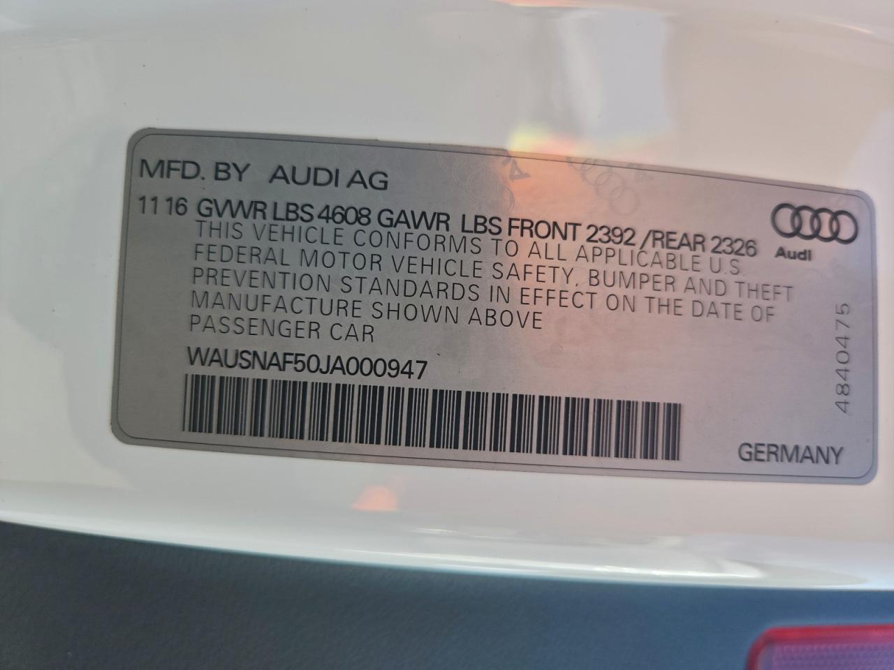 AUDI A5 PREMIUM S LINE