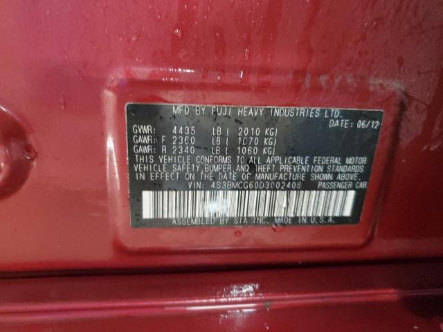 2013 SUBARU LEGACY 2.5 #3291339199