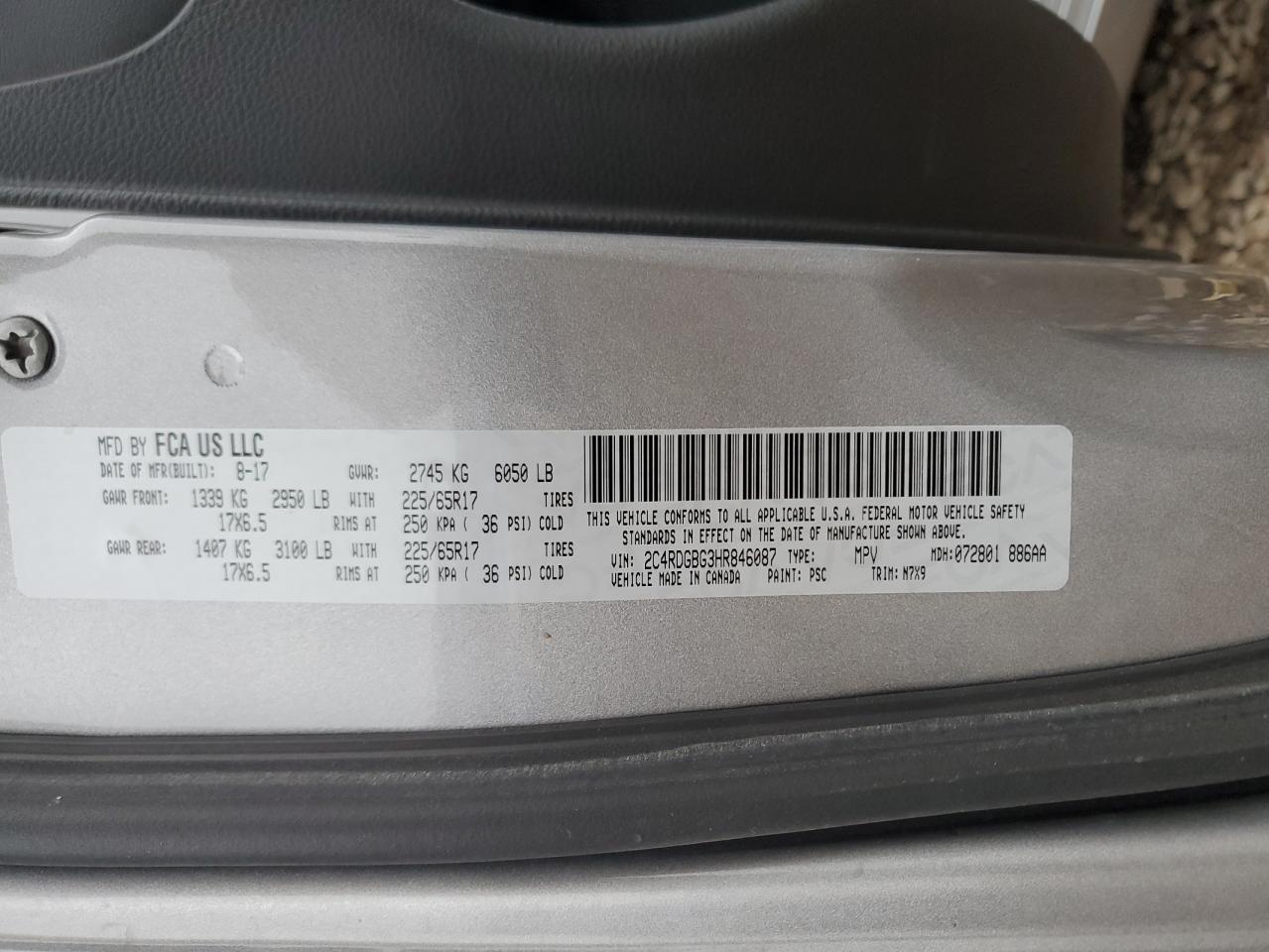 DODGE GRAND CARAVAN SE