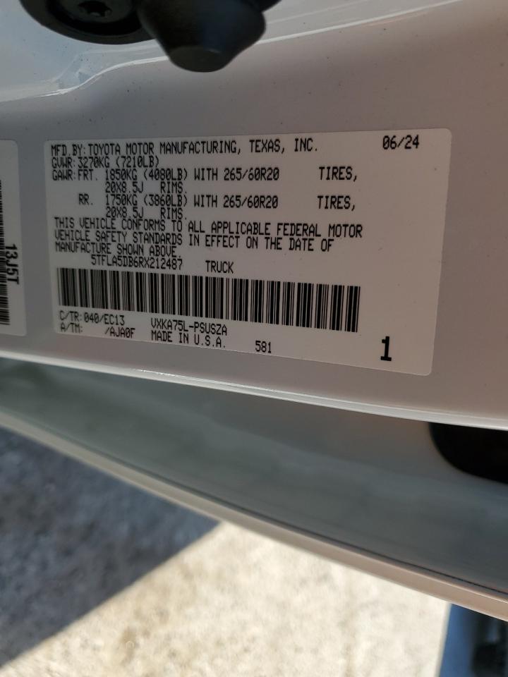 Lot #3290421774 2024 TOYOTA TUNDRA CRE