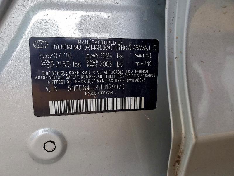 2017 HYUNDAI ELANTRA SE #3309423969