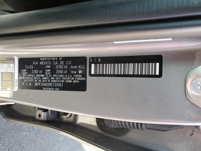 2024 KIA FORTE LX #3284981945