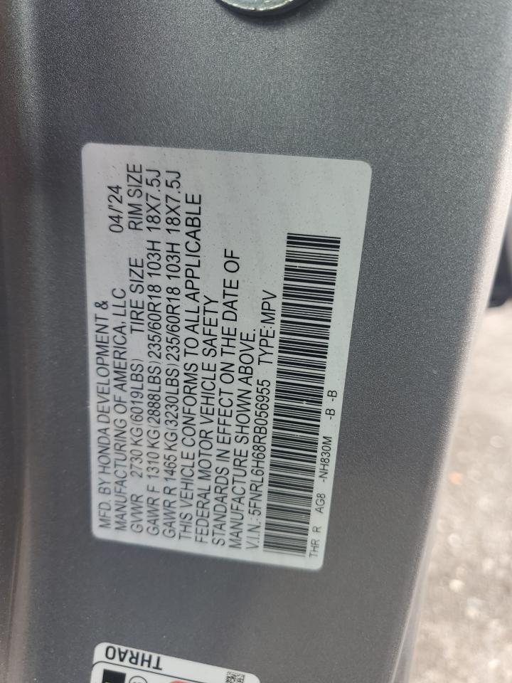 Lot #3301892490 2024 HONDA ODYSSEY EX