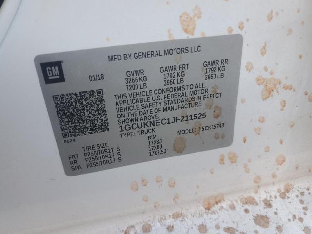 2018 CHEVROLET SILVERADO #3308324213