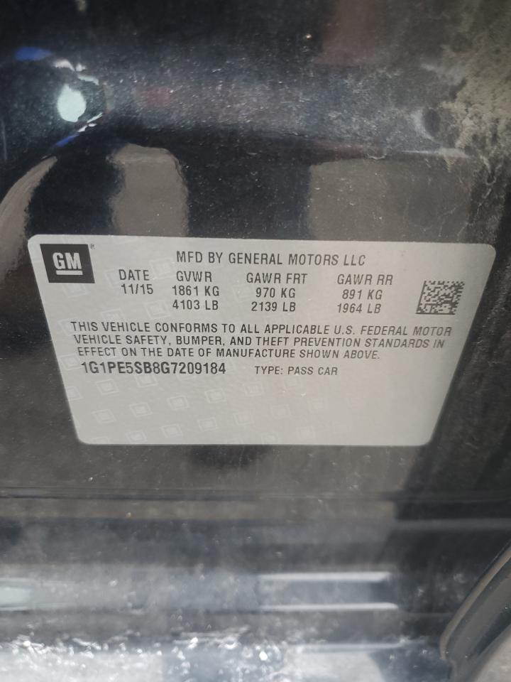 Lot #3302736059 2016 CHEVROLET CRUZE LIMI