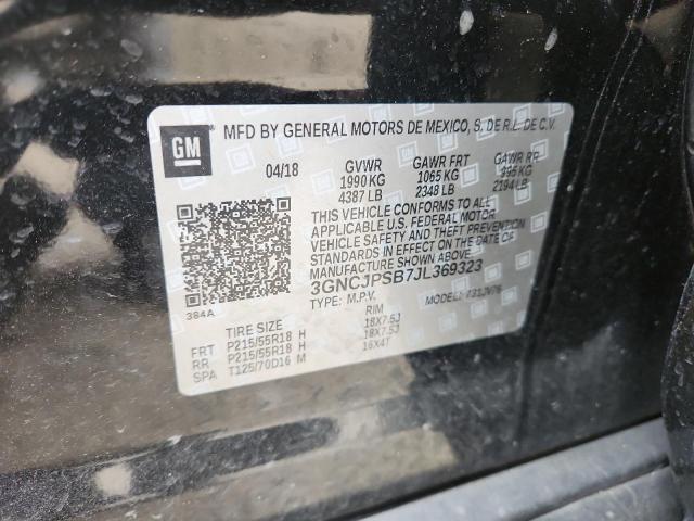 2018 CHEVROLET TRAX 1LT - 3GNCJPSB7JL369323