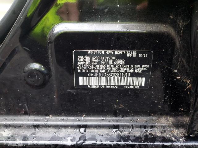 2013 SUBARU IMPREZA SP #3304075497