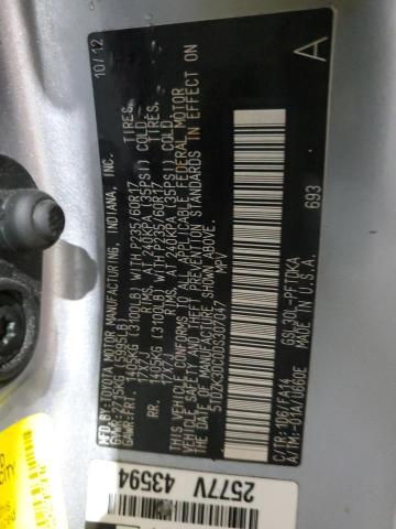 2013 TOYOTA SIENNA #3302793893