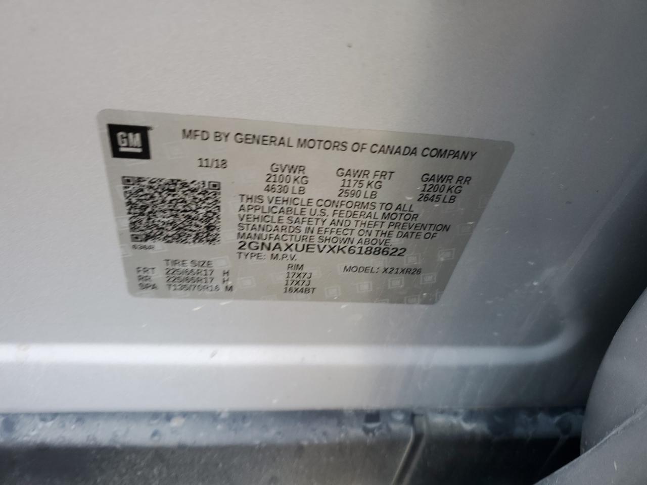 CHEVROLET EQUINOX LT