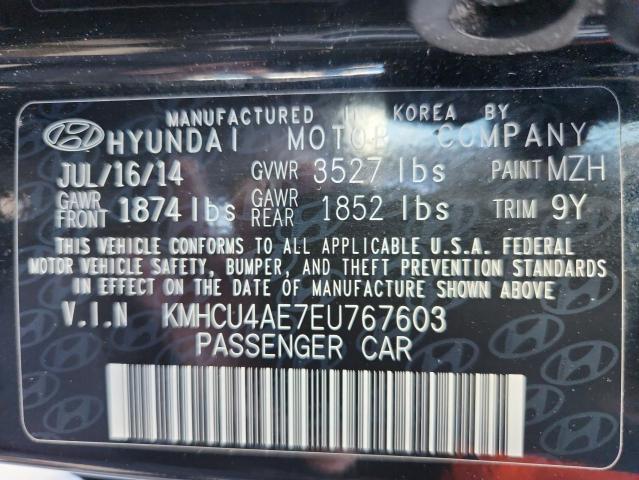 2014 HYUNDAI ACCENT GLS - KMHCU4AE7EU767603