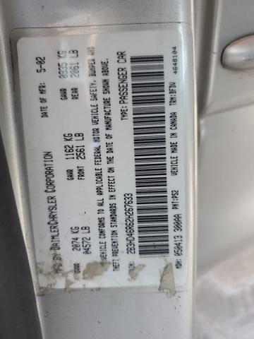 2002 DODGE INTREPID S #3292567691