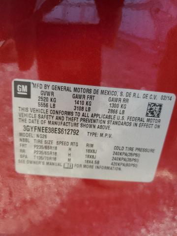 2014 CADILLAC SRX LUXURY #3284793525