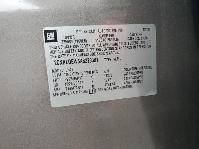 2010 CHEVROLET EQUINOX LT #3293270422