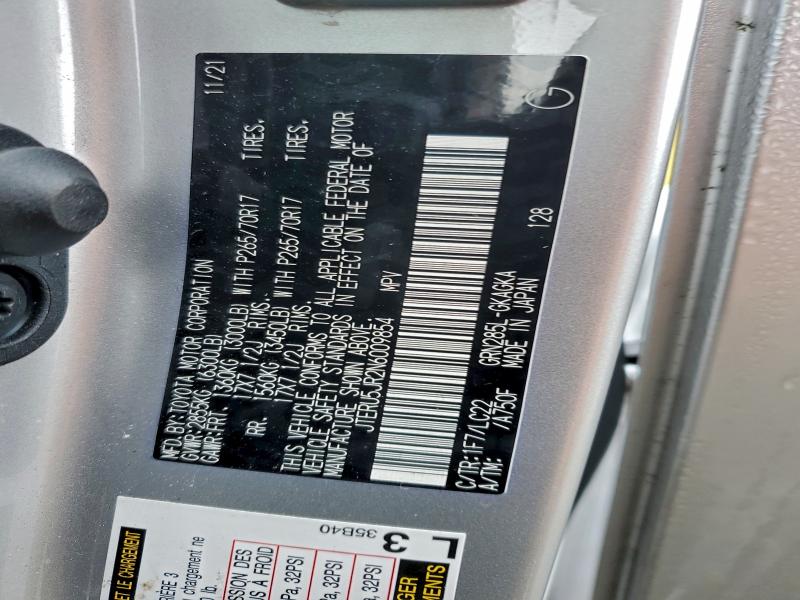 2022 TOYOTA 4RUNNER SR #3312301786