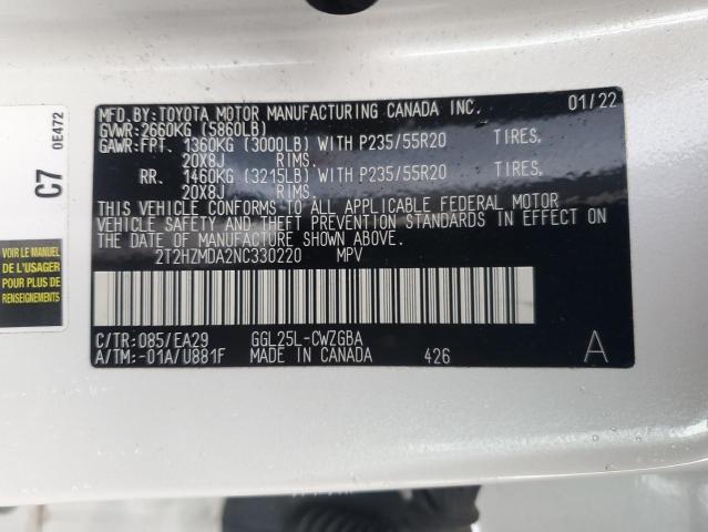 2022 LEXUS RX 350 #3284575332