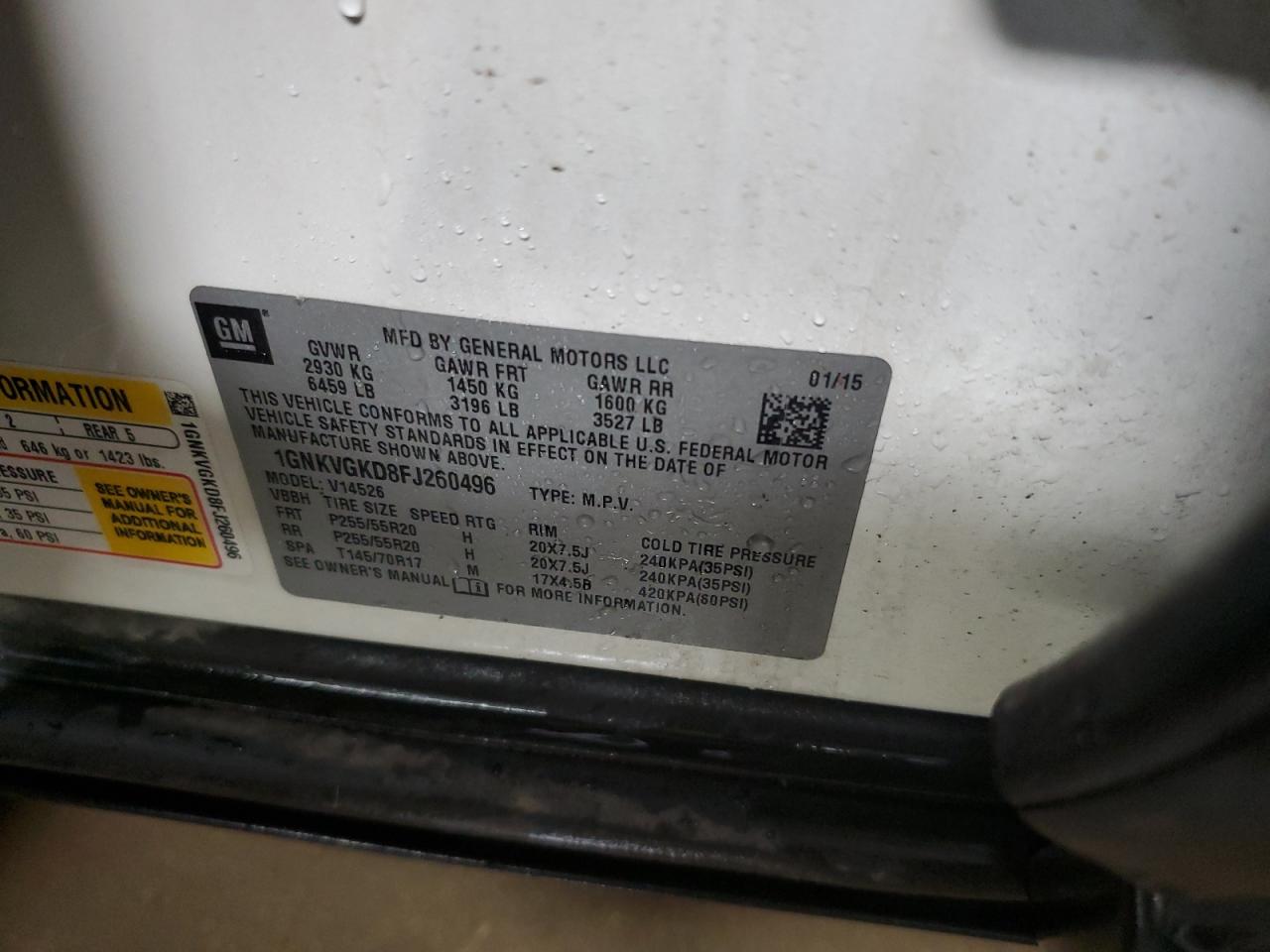 CHEVROLET TRAVERSE LT