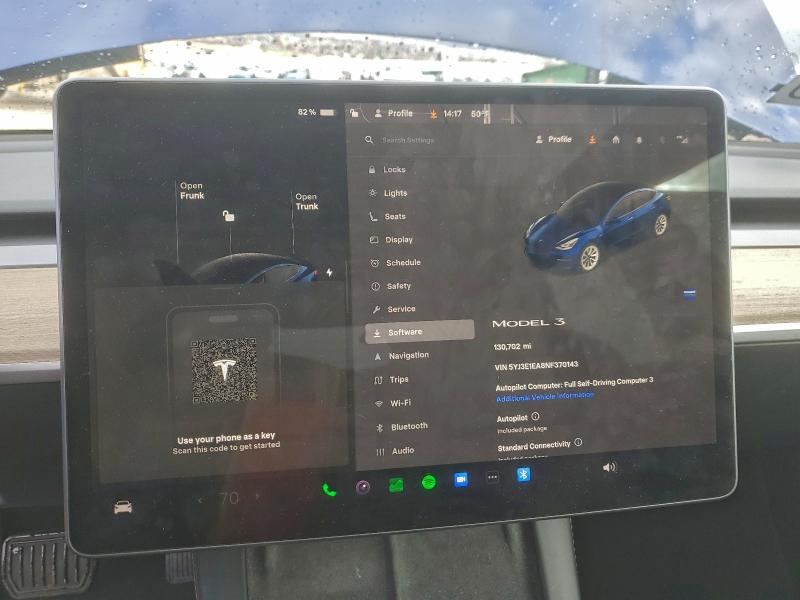 2022 TESLA MODEL 3 #3303673929